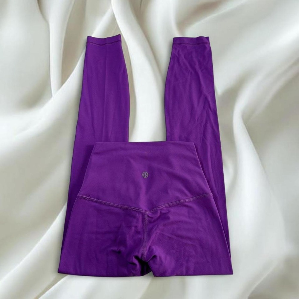Lululemon atomic purple align leggings athletic workout‎